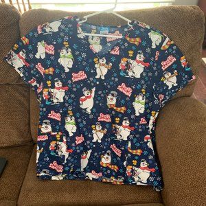 Frosty Scrub Top